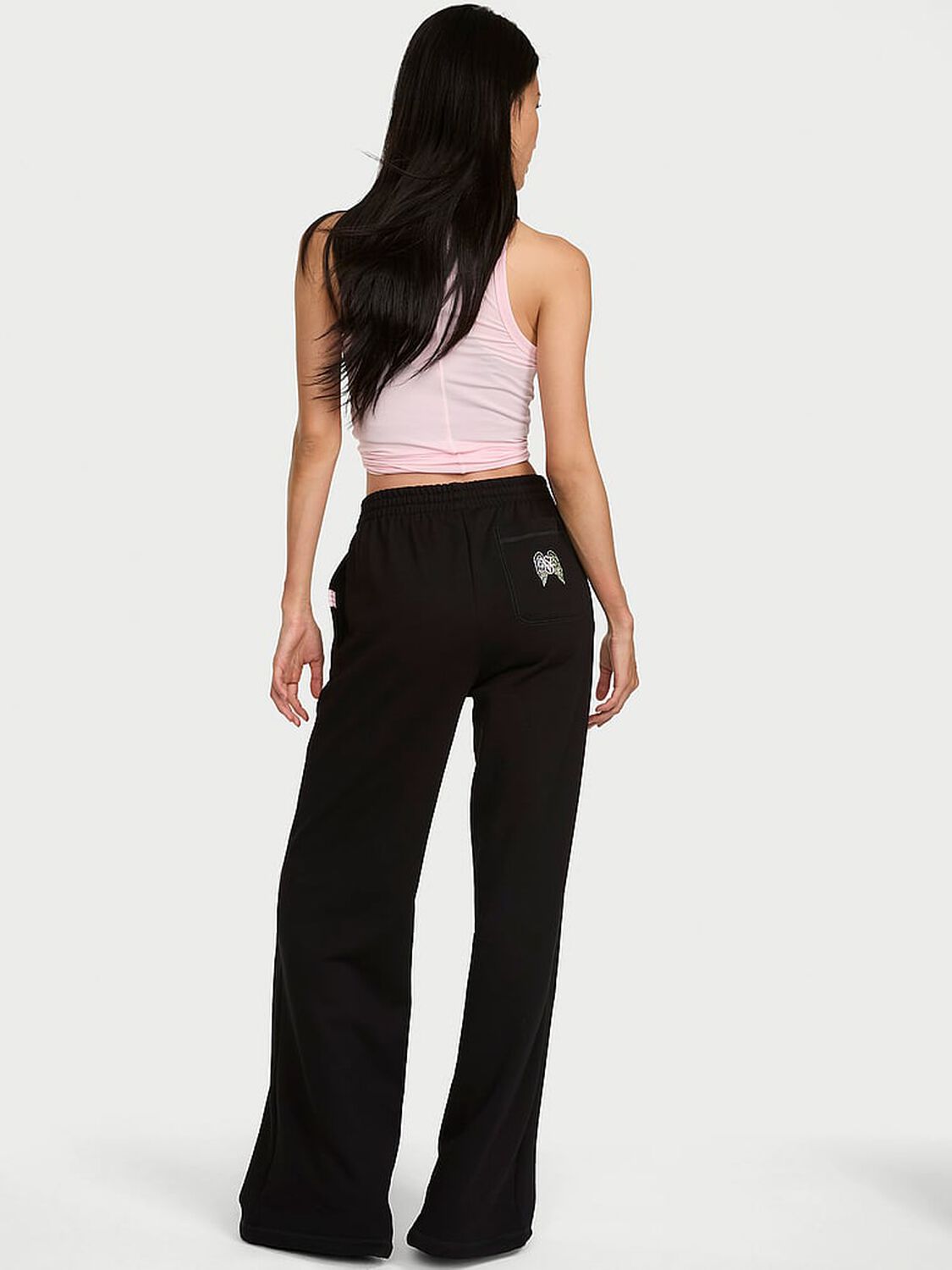 vs Angel Essentials Iconic Fleece Wide-Leg Sweatpant 2 of 3 
