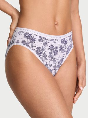 Stretch Cotton High-Leg Brief Panty