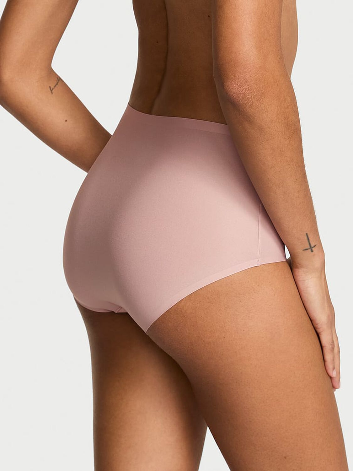 vs Body By Victoria Body by Victoria Flex Mid-Rise Modern Brief Panty Talc 2 of 2 