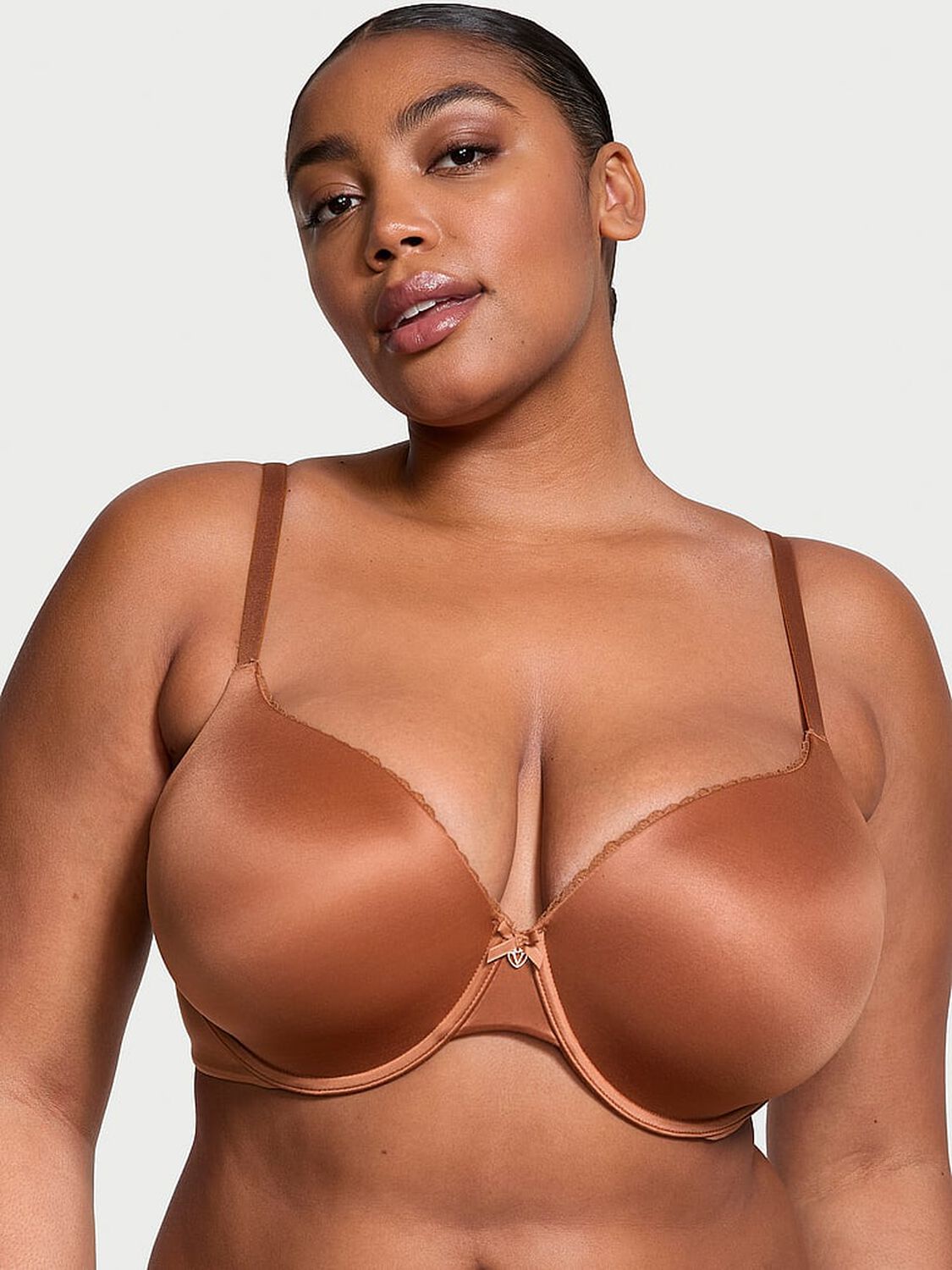 vs Body By Victoria Lightly Lined Full-Coverage Smooth Bra Caramel 4 of 4 