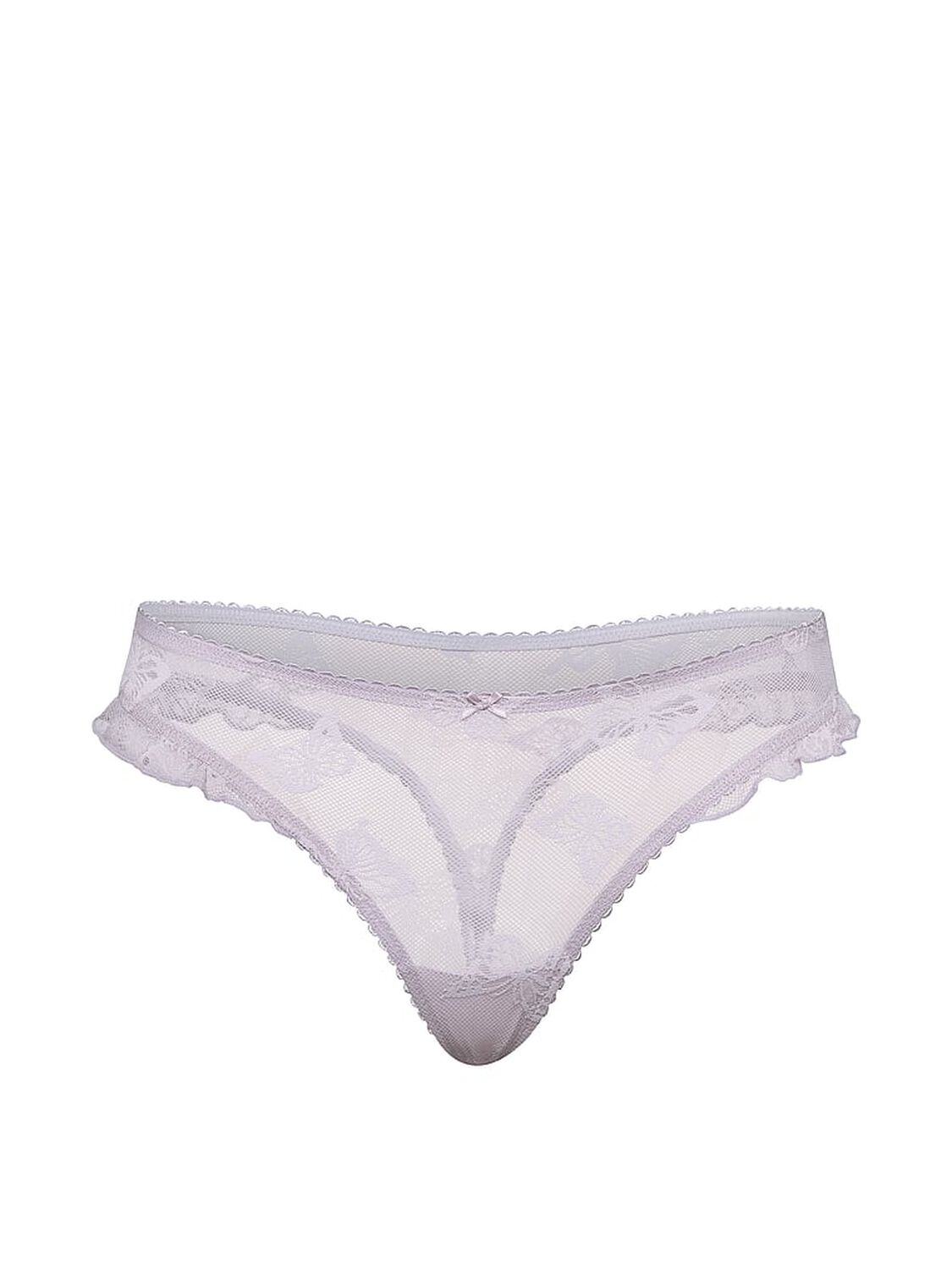 vs The Lacie Butterfly Mesh Flutter Thong Panty Crystal Lilac 4 of 4 