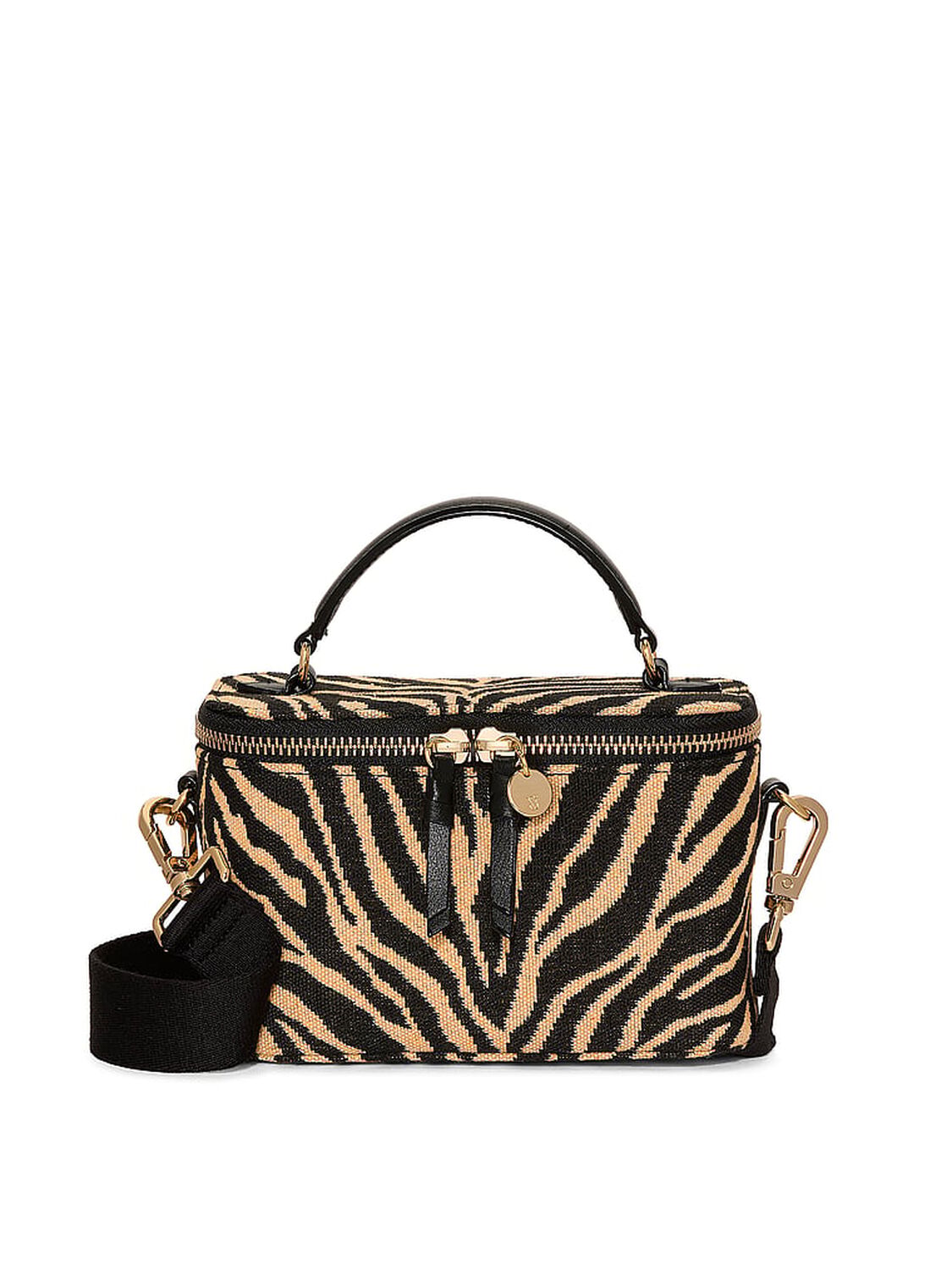 vs Victoria's Secret Small Train Case Crossbody Bag Tiger 1 of 2 