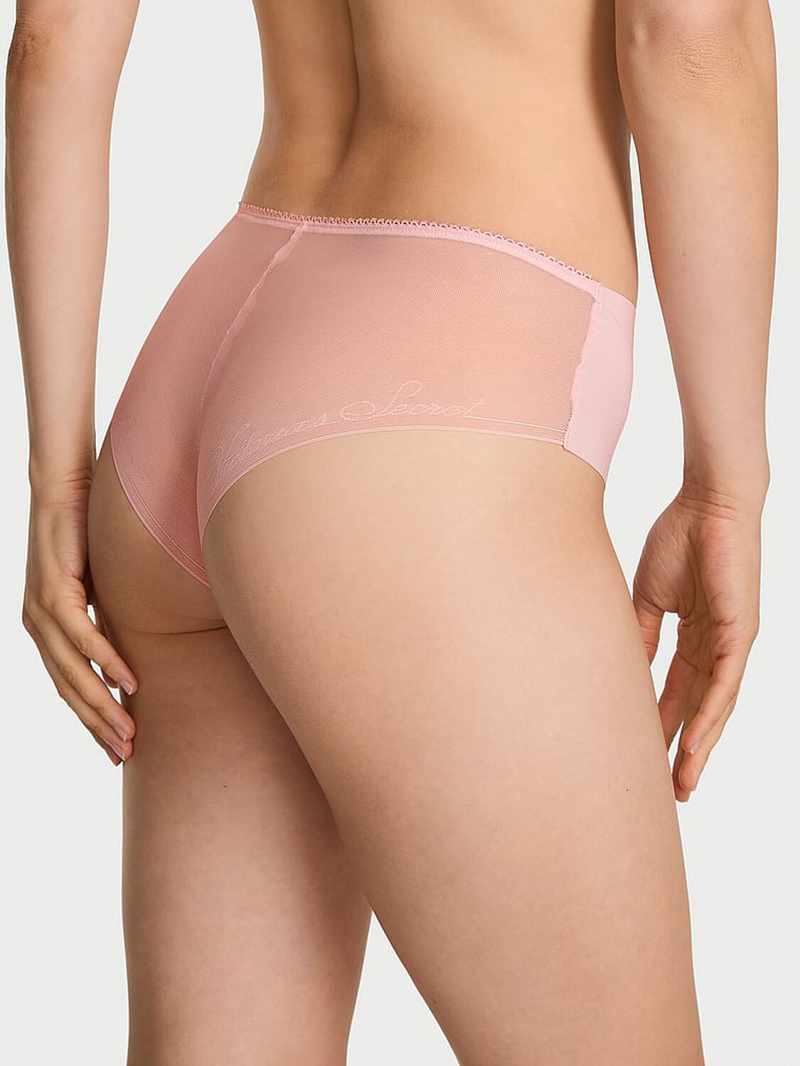 vs No-Show No-Show Sheer Logo Cheeky Panty 1 of 2 
