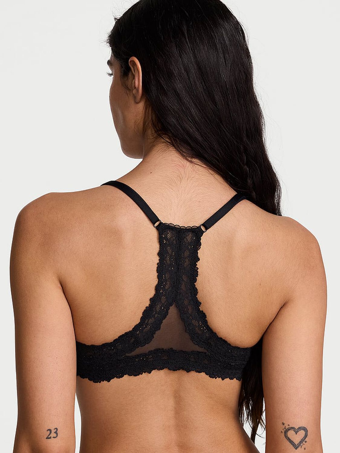 vs Body By Victoria Perfect Shape Lace Racerback Push-Up Bra 2 of 3 