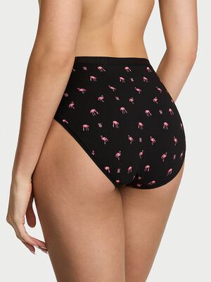 Stretch Cotton High-Leg Brief Panty