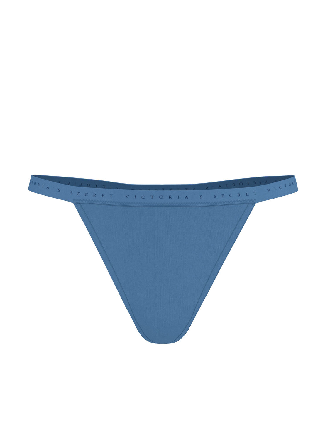 vs Victoria's Secret Stretch Cotton V-String Panty Moonlight Blue 5 of 5 
