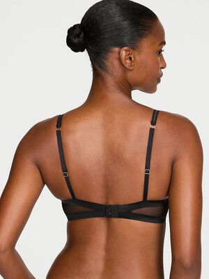 Bombshell Add-2-Cups Viper Embroidery Push-Up Bra