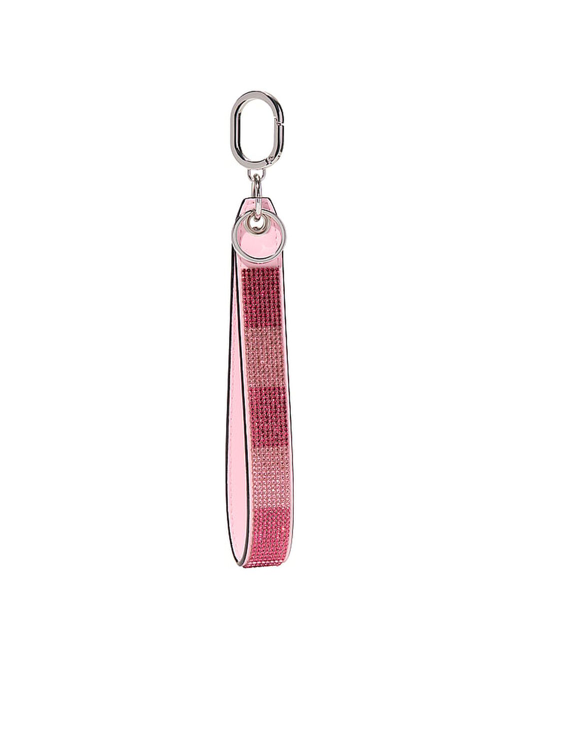 vs Victoria's Secret Wristlet Strap Keychain Blush Monogram 2 of 3 