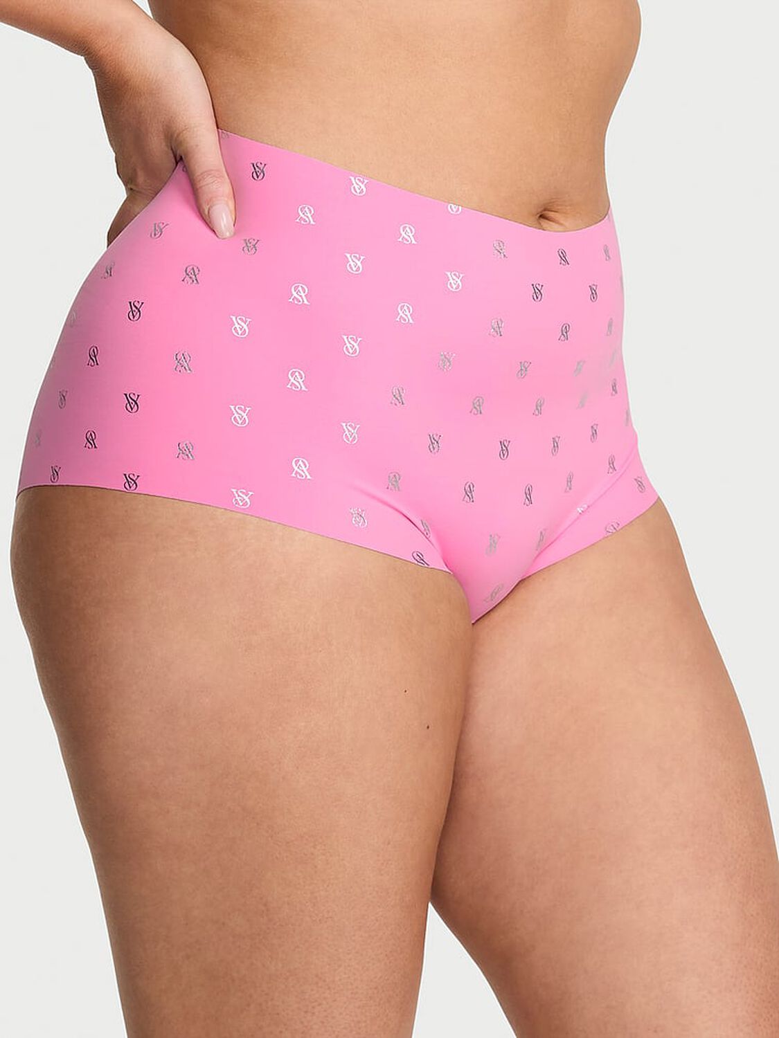 vs No-Show No-Show Modern Brief Panty Pink Sugar Vs Foil 1 of 2 