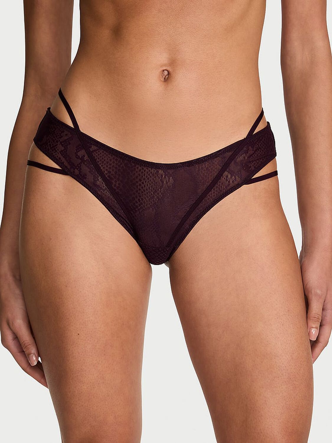 vs Very Sexy Viper Lace Hardware Cheeky Panty 1 of 3 