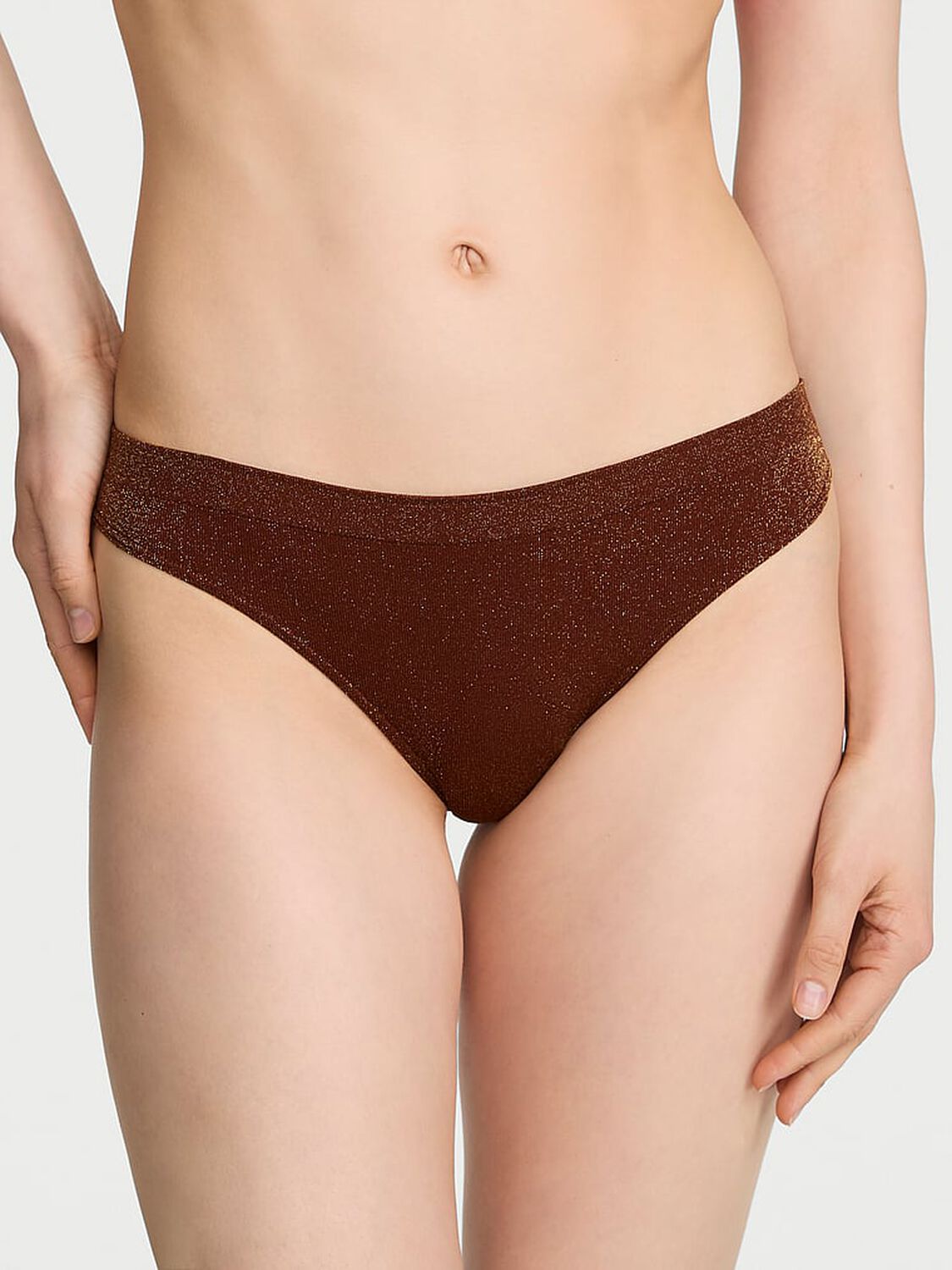 vs Seamless Seamless Shimmer Thong Panty 1 of 3 