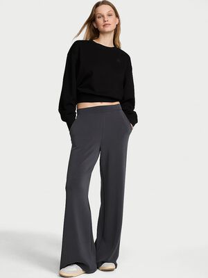 Featherweight Knit Wide-Leg Pant