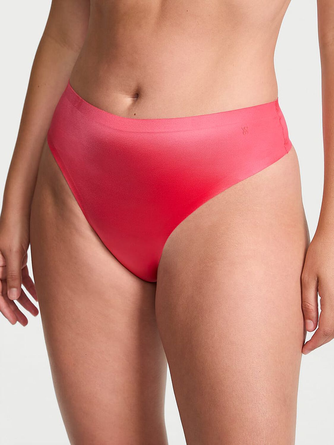 vs No-Show No-Show Mid-Rise Thong Panty Wild Watermelon 1 of 4 