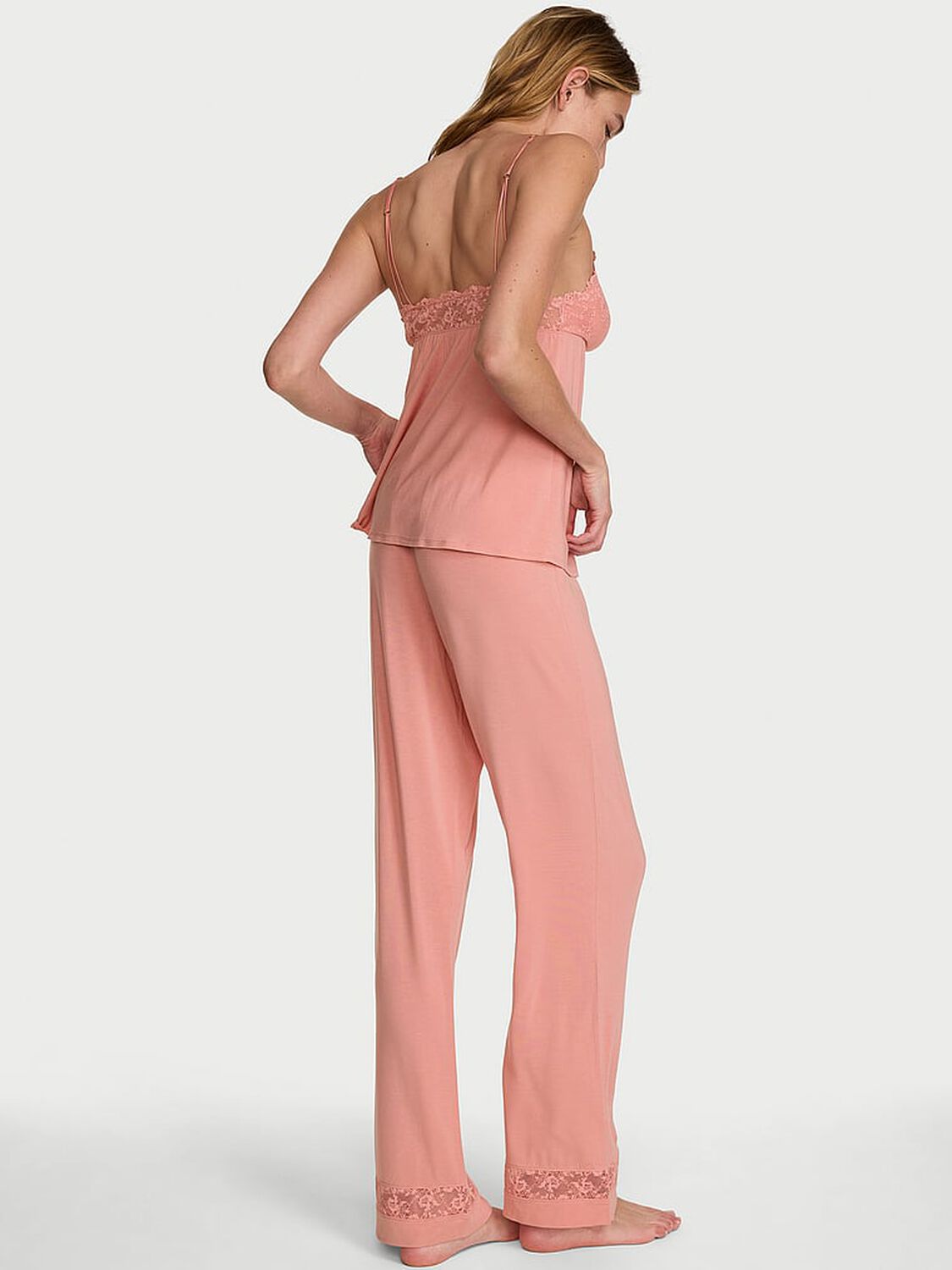 vs Victoria's Secret SoSoft&trade; Modal Lace-Trim Cami & Pants Set 2 of 3 