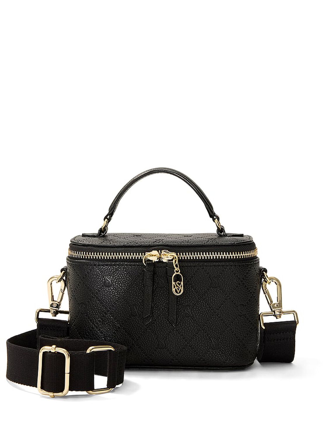 vs Victoria's Secret Train Case Crossbody Bag Black 1 of 3 