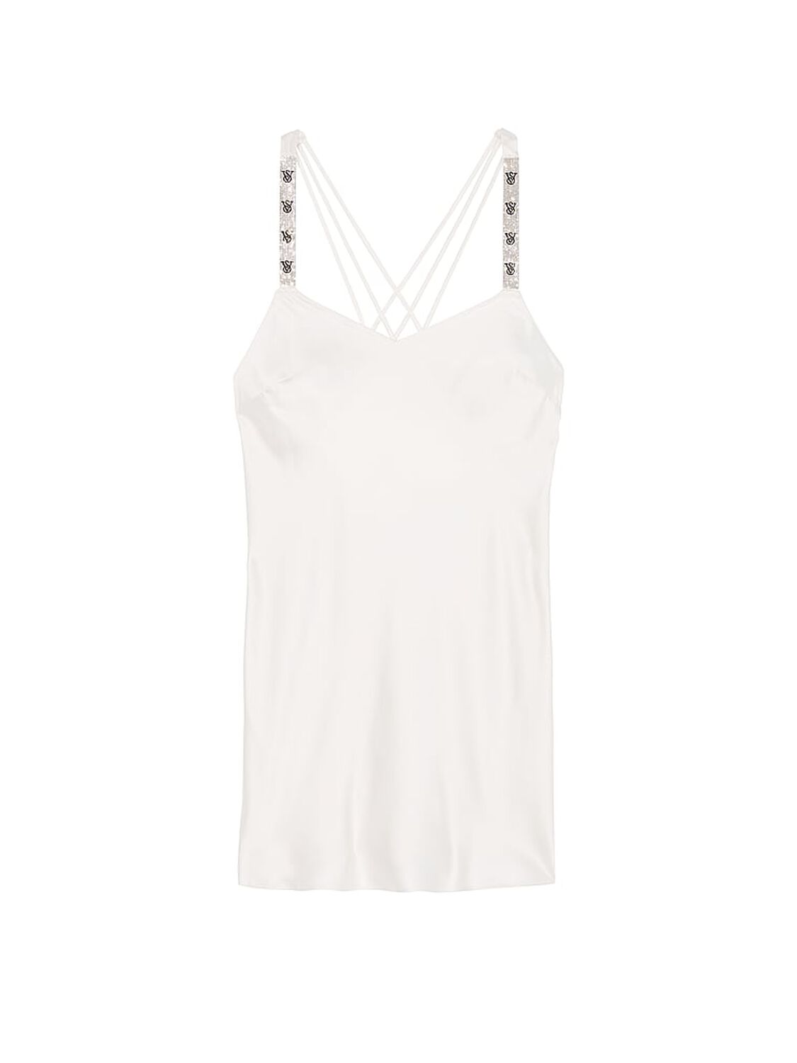 vs Very Sexy Scattered Shine Strap Satin Strappy-Back Slip 3 of 3 