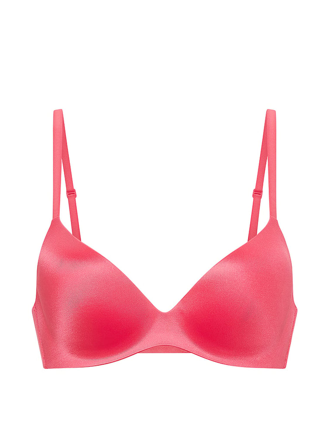 vs Body By Victoria FlexFactor Lightly Lined Plunge Demi Bra Wild Watermelon 3 of 4 