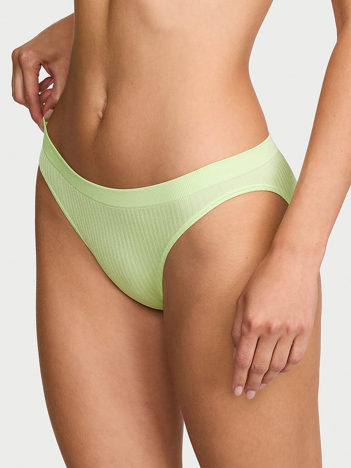 vs Seamless Seamless Sheer Rib Bikini Panty 1 of 3 