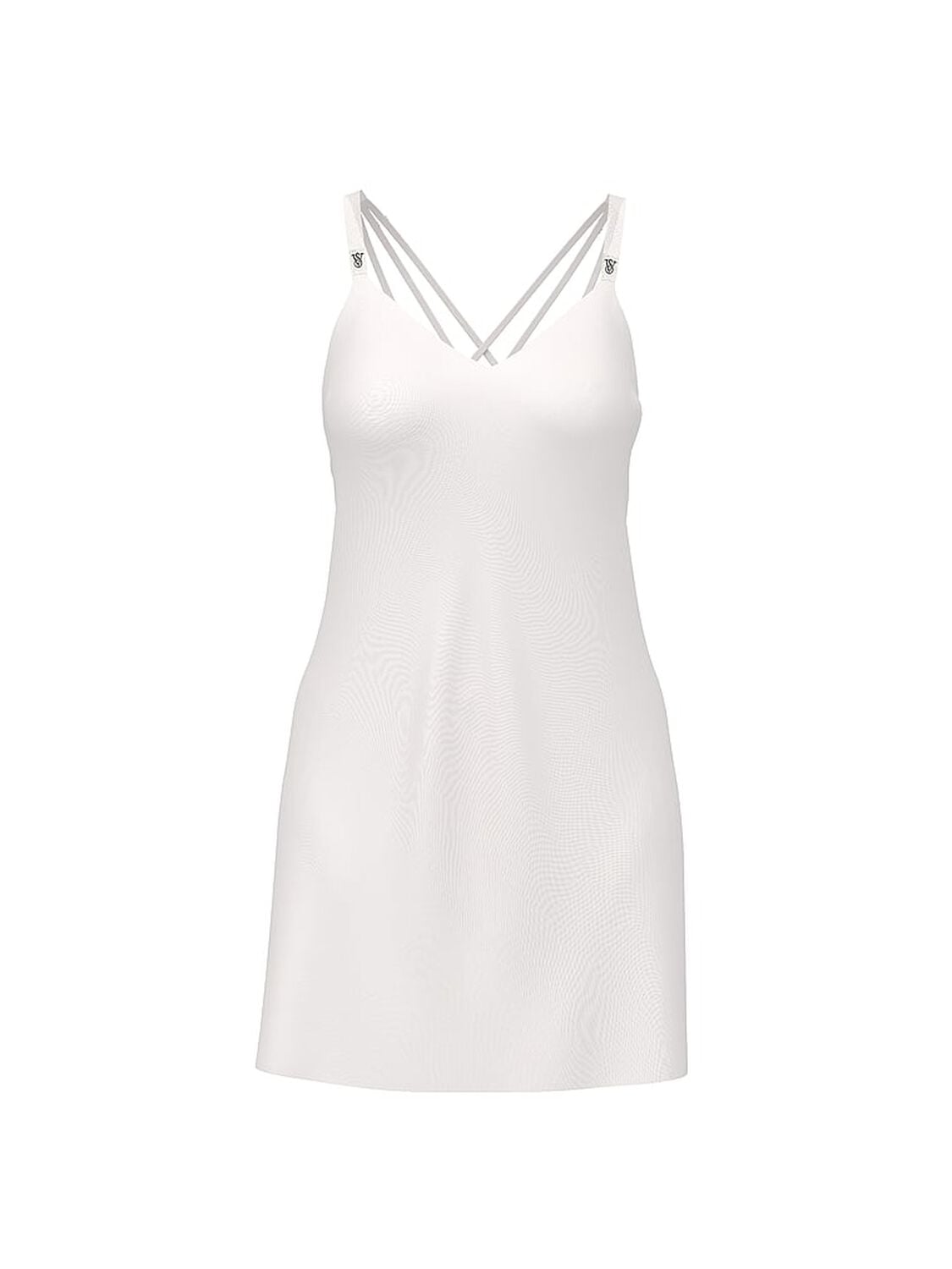 vs Very Sexy Shine Strap Satin Slip Coconut White 1 of 1 