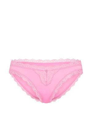 Lace-Trim Bikini Panty