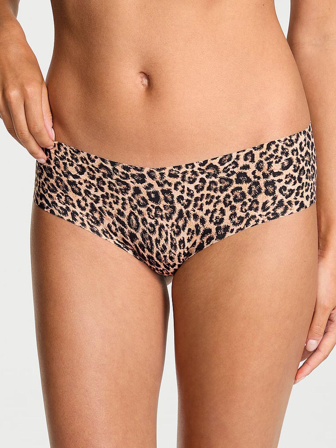 vs No-Show No-Show Cheeky Panty Natural Leopard 1 of 3 