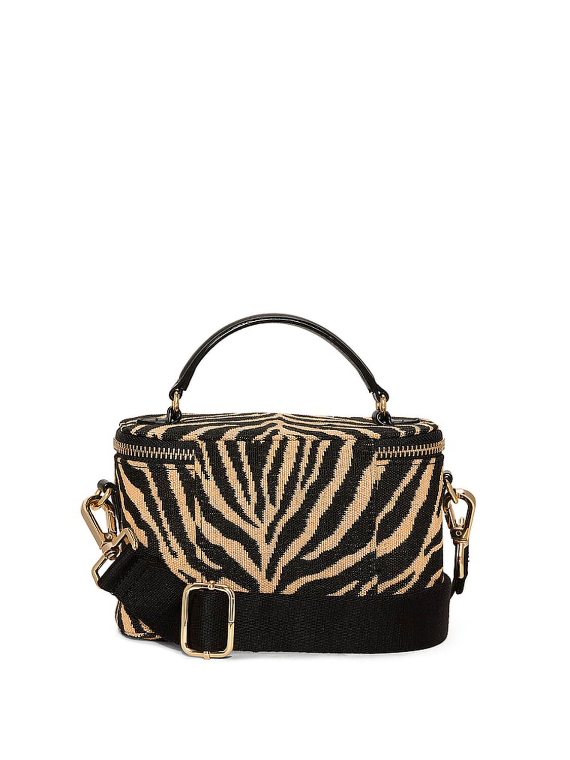 vs Victoria's Secret Small Train Case Crossbody Bag Tiger 2 of 2 