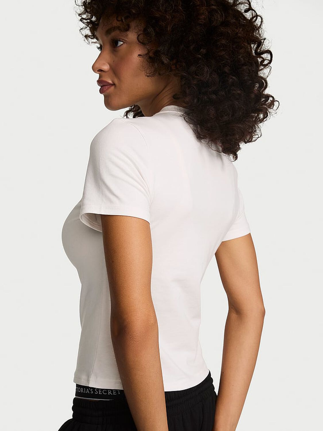 vs Angel Essentials Stretch Cotton Fitted Tee 2 of 3 