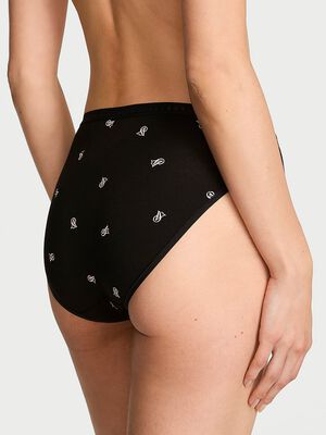 Stretch Cotton High-Leg Brief Panty