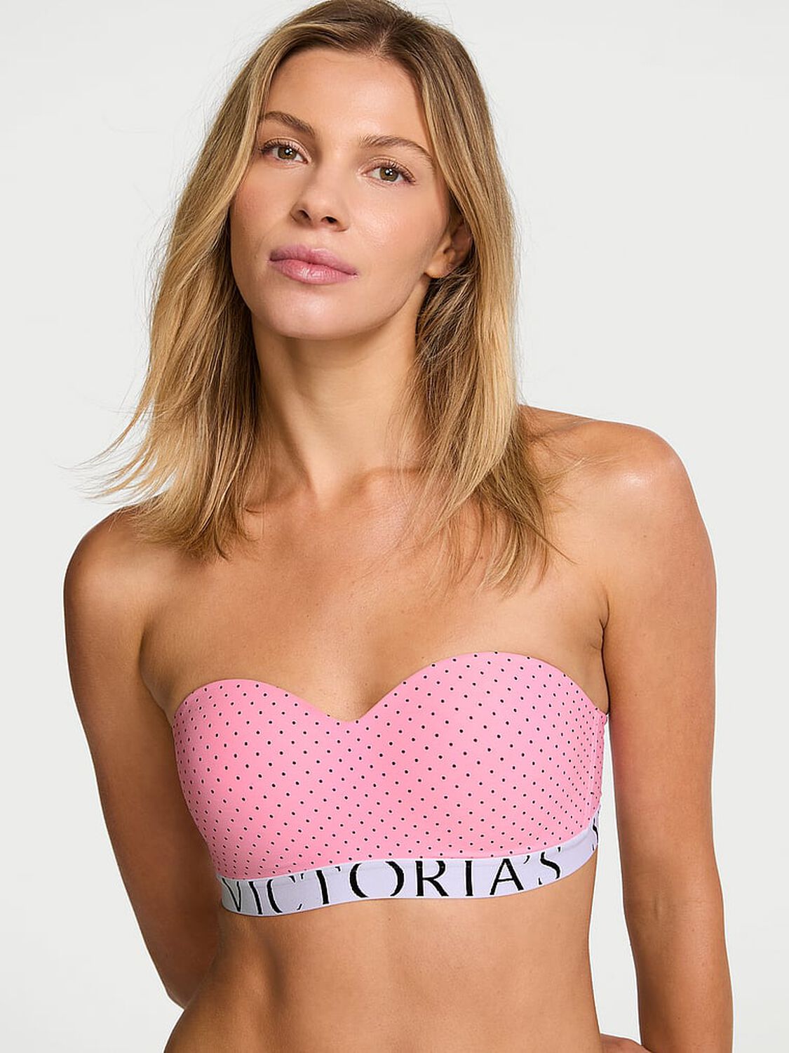 vs The T-Shirt The CoolBra&trade; Lightly Lined Balconette Strapless Bra 1 of 3 