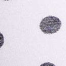 Cotton Lace-Trim Lightly Lined Balconette Bra, White Dots, swatch