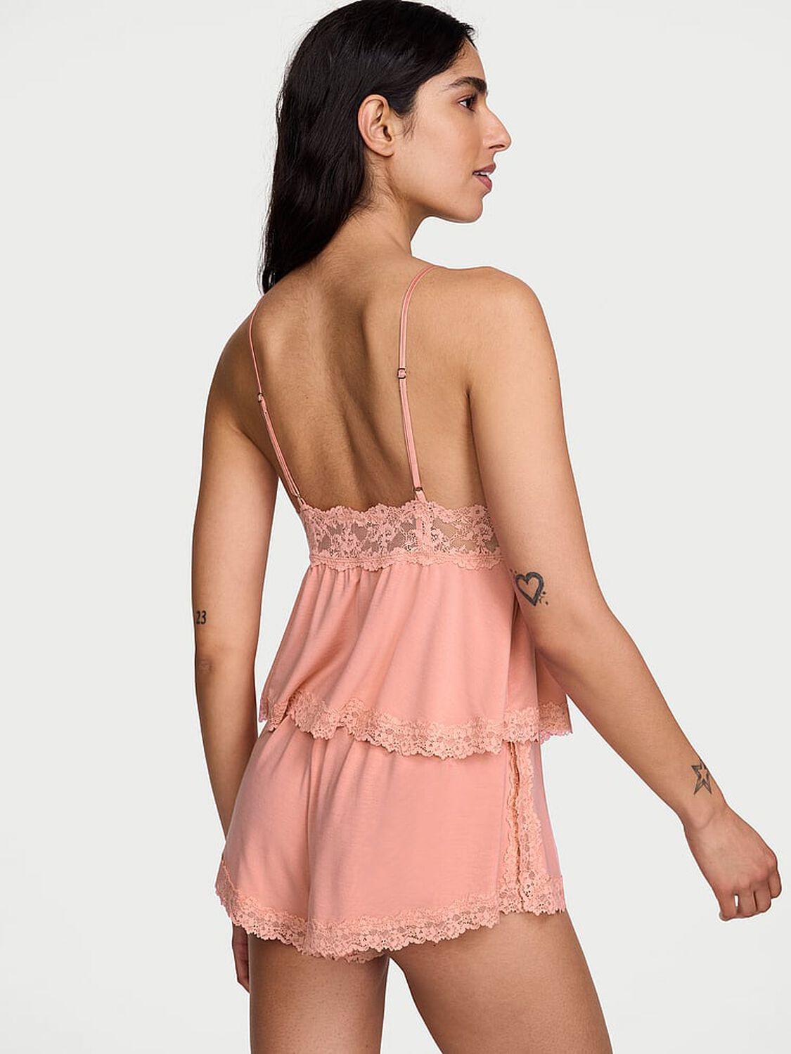 vs Victoria's Secret SoSoft&trade; Modal Lace-Trim Cami & Shorts Set 2 of 2 