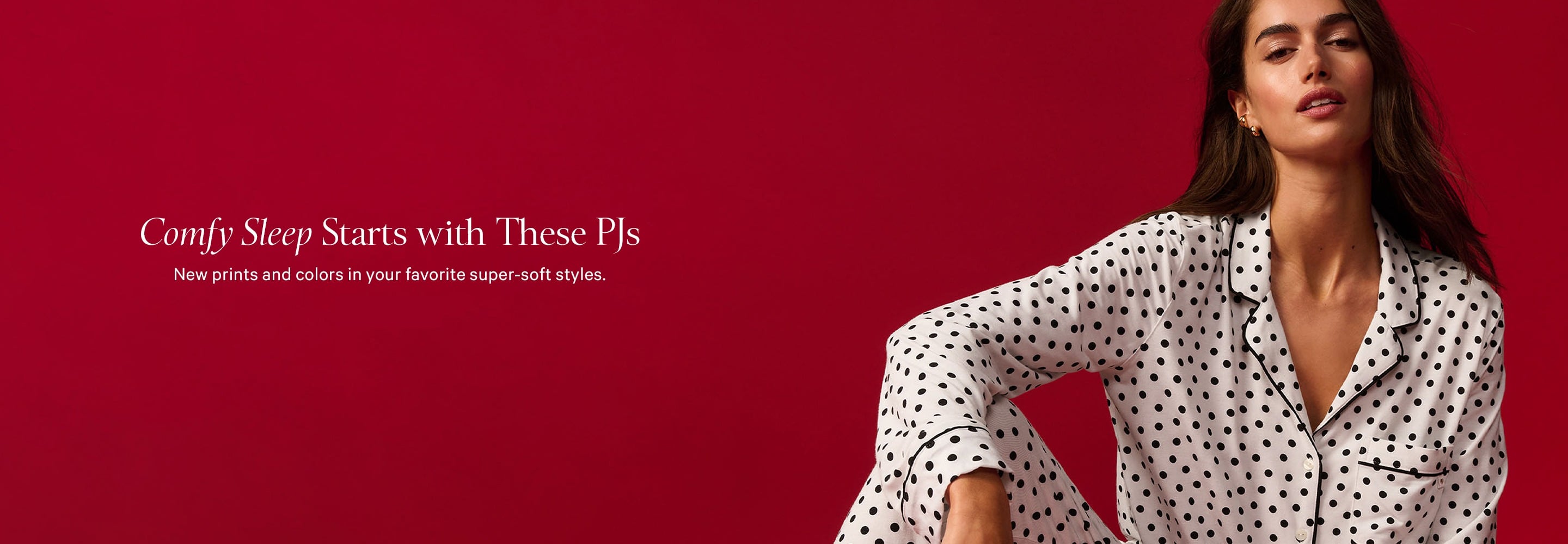 Pajama Sets & Separates PLP banner