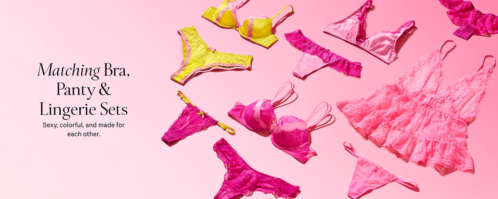 Matching Sets PLP banner